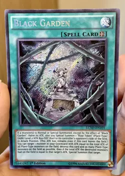 Yugioh 2014 Black Garden LC5D-EN101 Secret Rare 1st Ed NM w/Tracking - Image 1