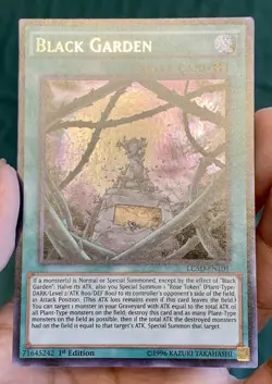 Yugioh 2014 Black Garden LC5D-EN101 Secret Rare 1st Ed NM w/Tracking - Image 4