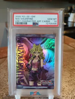 Yugioh Mai Valentine PSA 10 Art Token Legendary Duelists: Season 1 LDS1 - Image 3