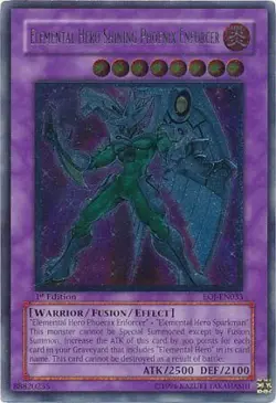 Ultimate Rare - Elemental Hero Shining Phoenix Enforcer - EOJ-EN033 NM - Image 1