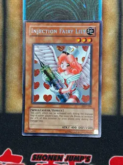 Yugioh Injection Fairy Lily LOD-100 Secret Rare LP - Image 1
