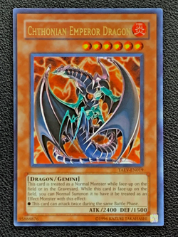 YUGIOH ~ CHTHONIAN EMPEROR DRAGON ~ TAEV-EN019 ~ ULTRA RARE - Image 2