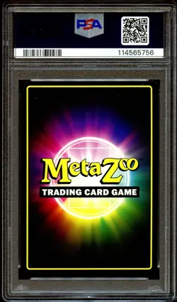 PSA 9 MINT Mothman 020/214 MZ1 HOLO RARE 2025 Metazoo Card 756 - Image 3