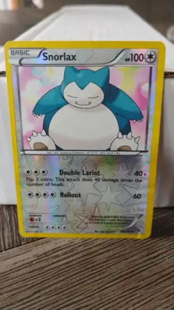 SNORLAX Boundaries Crossed POKEMON Reverse Holo Foil 2012 Trading Card 109/149 - Image 3