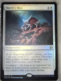 MTG Skrelv's Hive Phyrexia: All Will Be One 034/271 Foil Rare - Image 2