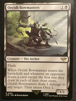 [1x] Orcish Bowmasters Near Mint, English Lord of the Rings MTG Magic NM - Image 1