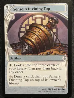 MTG Sensei's Divining Top - Future Sight Mystery Booster 2 - Near Mint NM - Image 1