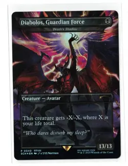 MTG  Diabolos, Guardian Force Death's Shadow Store Championship Promo - Foil - Image 1
