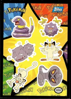 Team Rocket Stickers Puzzle TOPPS TV Movie Animation Edition Pokemon [NM] (1) - Image 1