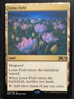 MTG Magic the Gathering Lotus Field (249/357) Core Set 2020 NM - Image 1