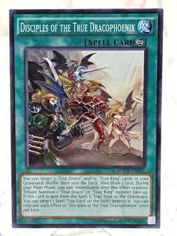 Yugioh Disciples Of The True Dracophoenix MACR-EN055 Maximum Crisis - NM - Image 1