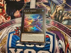 N.As.H. Knight LED9-EN003 1st Super Rare NM Yugioh Card - Image 2