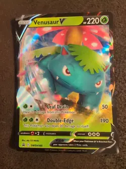 Venusaur V SWSH100 SWSH: Sword & Shield Promo Cards Holo PokÃ©mon Trading Card... - Image 1