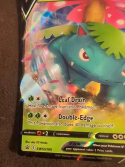 Venusaur V SWSH100 SWSH: Sword & Shield Promo Cards Holo PokÃ©mon Trading Card... - Image 4