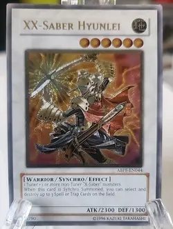 Yu-Gi-Oh! TCG Hyunlei Absolute Powerforce XX-Saber ABPF-EN044 Unlimited Ultimate - Image 3