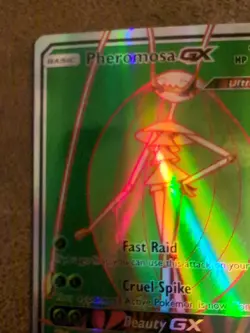 Pheromosa GX Secret Rare PokÃ©mon Trading Card Game card from the Sun & Moon -... - Image 2