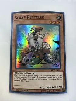 Yu-Gi-Oh! Scrap Recycler FIGA-EN051 ** Super Rare | 1st Edition | NM ** - Image 1