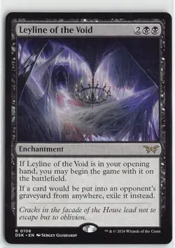 MTG Duskmourn: House of Horror Leyline of the Void Non Foil Rare #106 - Image 1