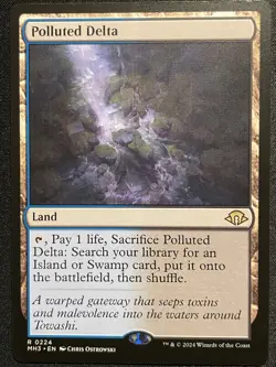 Magic The Gathering MTG Polluted Delta Modern Horizons 3 Regular NM - Image 1