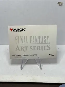 MTG Dion, Bahamut's Dominant - Art Series - Gold Stamped - Final Fantasy 42/53 - Image 7