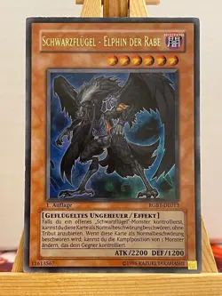 Blackwing - Elphin The Raven RGBT-EN013 Ultra Rare German EX YUGIOH - Image 2