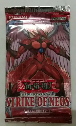 Yu-Gi-Oh Strike of Neos Booster Pack 1st edition  1 Pack per Lot unweighted - Image 2