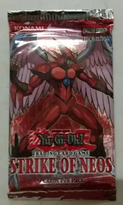Yu-Gi-Oh Strike of Neos Booster Pack 1st edition  1 Pack per Lot unweighted - Image 4