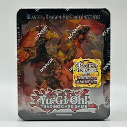 Yu-Gi-Oh! Blaster, Ruler Of Infernos Tin For Card Game CCG TCG - Image 1