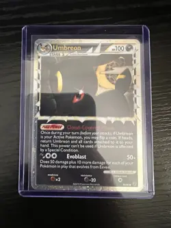 PokÃ©mon Umbreon Prime Holo TCG Card HGSS-Undaunted 86/90  - Image 1