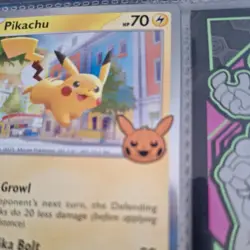 Mint Condition PokÃ©mon Card Pikachu HP 70 Random Spark - Image 3