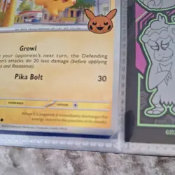 Mint Condition PokÃ©mon Card Pikachu HP 70 Random Spark - Image 4