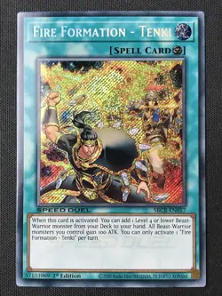 Yu-Gi-Oh TCG #SBCB-EN057 Fire Formation 1st Edition Secret Rare LP - Image 1