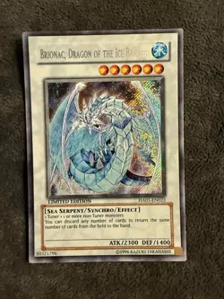 HA01-EN022 Brionac, Dragon of the Ice Barrier Secret Rare Yugioh - Image 2