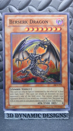 | Yugioh Berserk Dragon DCR-019 Super Rare OG Print Dark Crisis   NM 🔥 | - Image 3