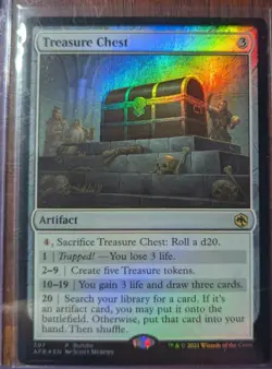 MTG Treasure Chest FOIL - Adventures in Forgotten Realms - NM - Image 1