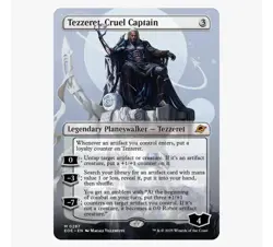 Tezzeret, Cruel Captain (Borderless) - 0287 - Edge of Eternities - MTG NM - Image 1