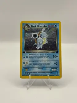 Pokemon Dark Blastoise 1st Edition Holo 3/82 Team Rocket 2000 - Image 1