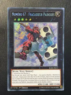 Card NUMBER 67: PAIRRODES CRUSHER BLR-FR031 - Secret Rare - Yu-Gi-Oh! - Image 2