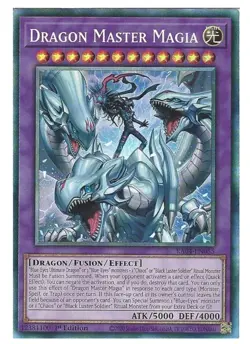 Yugioh Collector's Rare : RA04-EN055 Dragon Master Magia - 1st Edition - Image 1