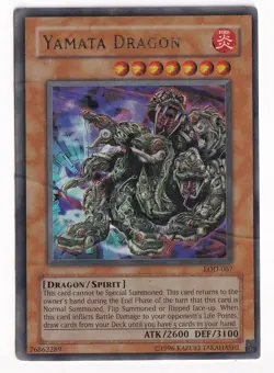 Yugioh! HP Yamata Dragon - LOD-067 - Ultra Rare - Unlimited Edition - HP - Image 1