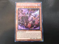 Veidos the Eruption Dragon of Extinction PHNI-EN090 Secret Rare Yugioh Card NM - Image 1