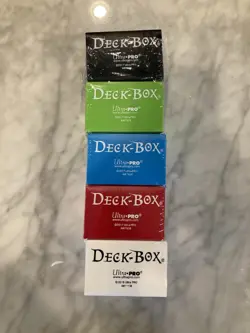 Ultra Pro Deck Boxes Magic the Gathering Pokemon Yugioh Cards - Set of 5 - Image 4