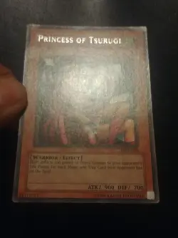 Yu-Gi-Oh! RARE CARD PRINCESS OF TSURUGI MRD-086 VINTAGE PRINT LP - Image 2