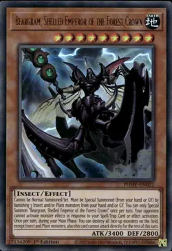 Beargram, Shelled Emperor of the Forest Crown 1st Ultra PHHY-EN021  Yu-Gi-Oh! - Image 1