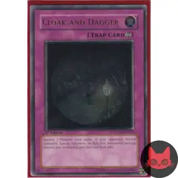 Yugioh Cloak and Dagger STON-EN059 Ultimate Rare 1st Edition LP - Image 2