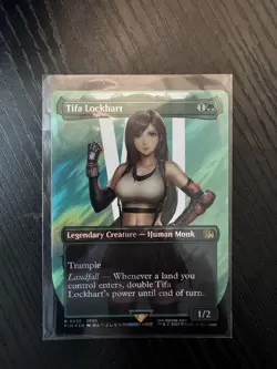 Tifa Lockhart (Borderless) (Surge Foil) Final Fantasy Mtg Nm - Image 1