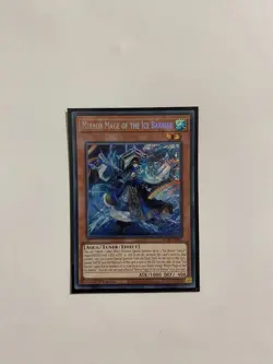 Yugioh Mirror Mage of The Ice Barrier BLTR-EN007 Secret Rare 1st Ed NM - Image 2