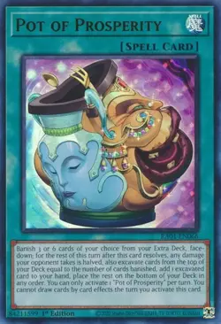 Yugioh! Pot Of Prosperity RA01-EN066 Ultra Rare 1st Edition - Image 2