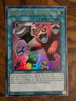 Obedience Schooled BLAR-EN071 Ultra Rare 1st Ed Near Mint  Yu-Gi-Oh! - Image 2