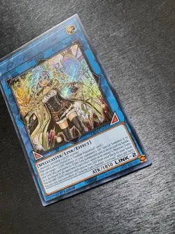 YuGiOh! Lyna The Light Charmer, Lustrous RA04 - Misprint No Name No Imprint - Image 6